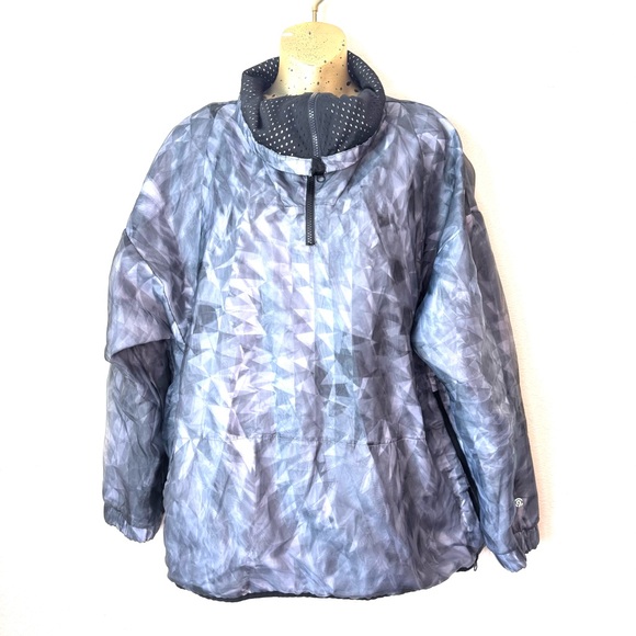Champion Holographic Windbreaker Jacket | XL | 1/4 Zip Retro Vibes - Picture 1 of 8